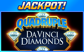 QUADRUPLE DA VINCI DIAMONDS JACKPOT